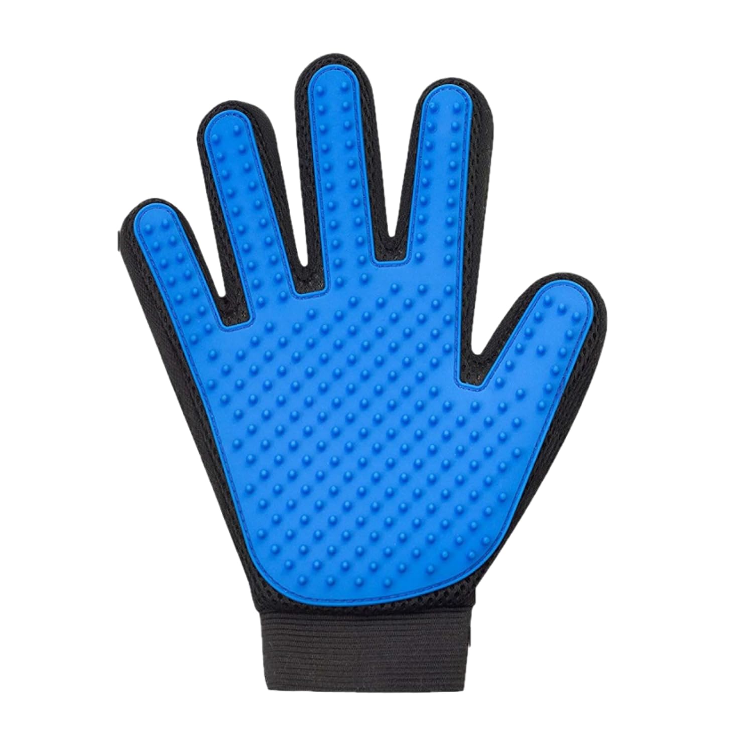 Vita Sharks Pet Grooming Hand Glove. Brush for Shedding Hair Removal. Deshedding Mitt, Cleaning Comb & Massage Tool for Dog, Cat, Horse, Animals (Left Hand 22x15cm)