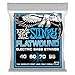 Ernie Ball Extra Slinky Flatwound Bass Guitar Strings, 40-95 Gauge (P02815)