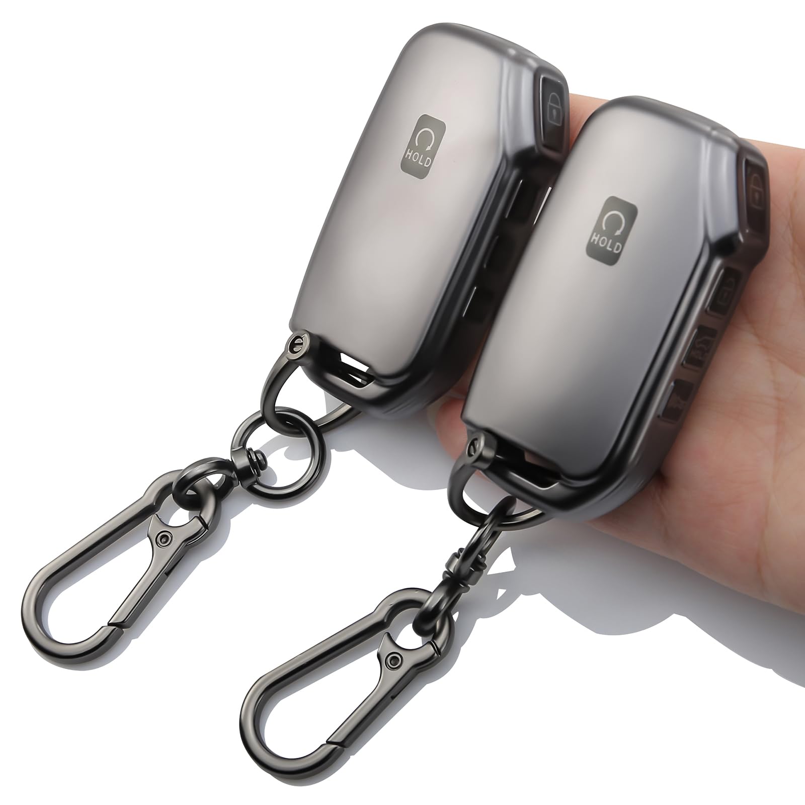 Photo 1 of 0BT59 2-Pack for Kia Key Fob Cover, Keychain, 5-Button TPU Case Accessories, Compatible with Sportage K5 Telluride Cadenza Seltos Stinger Forte NIRO EV6 Sorento Soul