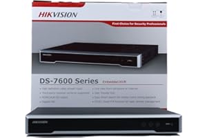 HIKVISION NVR, 16-CHANNEL, H264+/H264/H265, UP TO 12MP, INTEGRATED 16-PORT POE, HDMI, 2-SATA, NO HDD