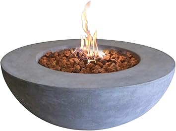 Amazon Com Elementi Lunar Bowl Outdoor Fire Pit Table 42 Inches
