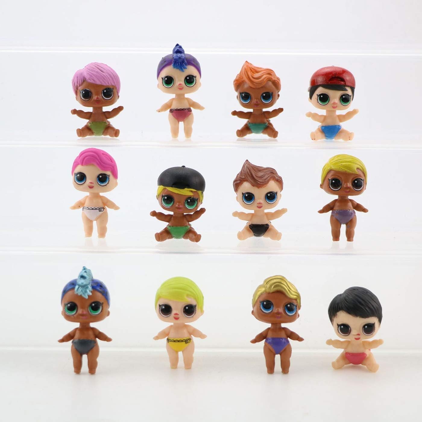 Cut cake toppers Lol suprise girl's birthday party candle suprise dolls birthday cupcake toppers and cake toppers party cake decoration