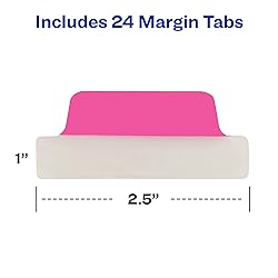 Avery Ultra Tabs, 2.5 x 1, 2-Side