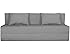 Comfort Store Multipurpose Velvet Sofa/Bed/Lounger Fabric Washable Cover with Soft 2 Cushion (Grey, 5x6 ft)