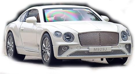 Amazon Co Jp 1 24ダイキャストカーシミュレーション ベントラグジュアリーモデル M929j 6 4開閉式ドアライトとサウンド機能付きの素敵な塗装 世界的に有名な車のモデル Color White ホーム キッチン