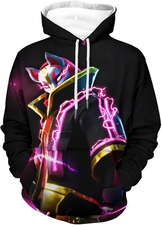 Amazon フォートナイト 日常着や仕事に最適な新 帽子付きジャケットフード付きジッパーシャツ トレーナー パーカー 通販