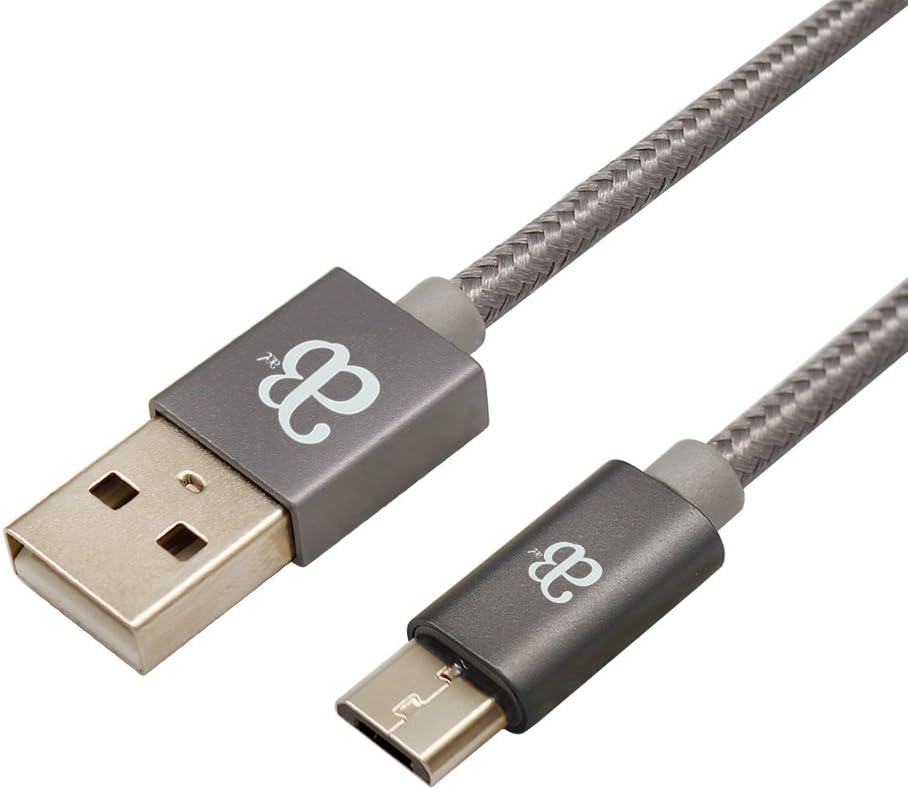 AEL Super Fast Charging Micro USB 1M, 2M, 3M Charger Data Sync Cable for Samsung Galaxy S5 S6 S7 Edge, Nexus, Kindle, HTC, LG, Sony, PS4 Controller, Micro with 5 Pin microUSB male connector