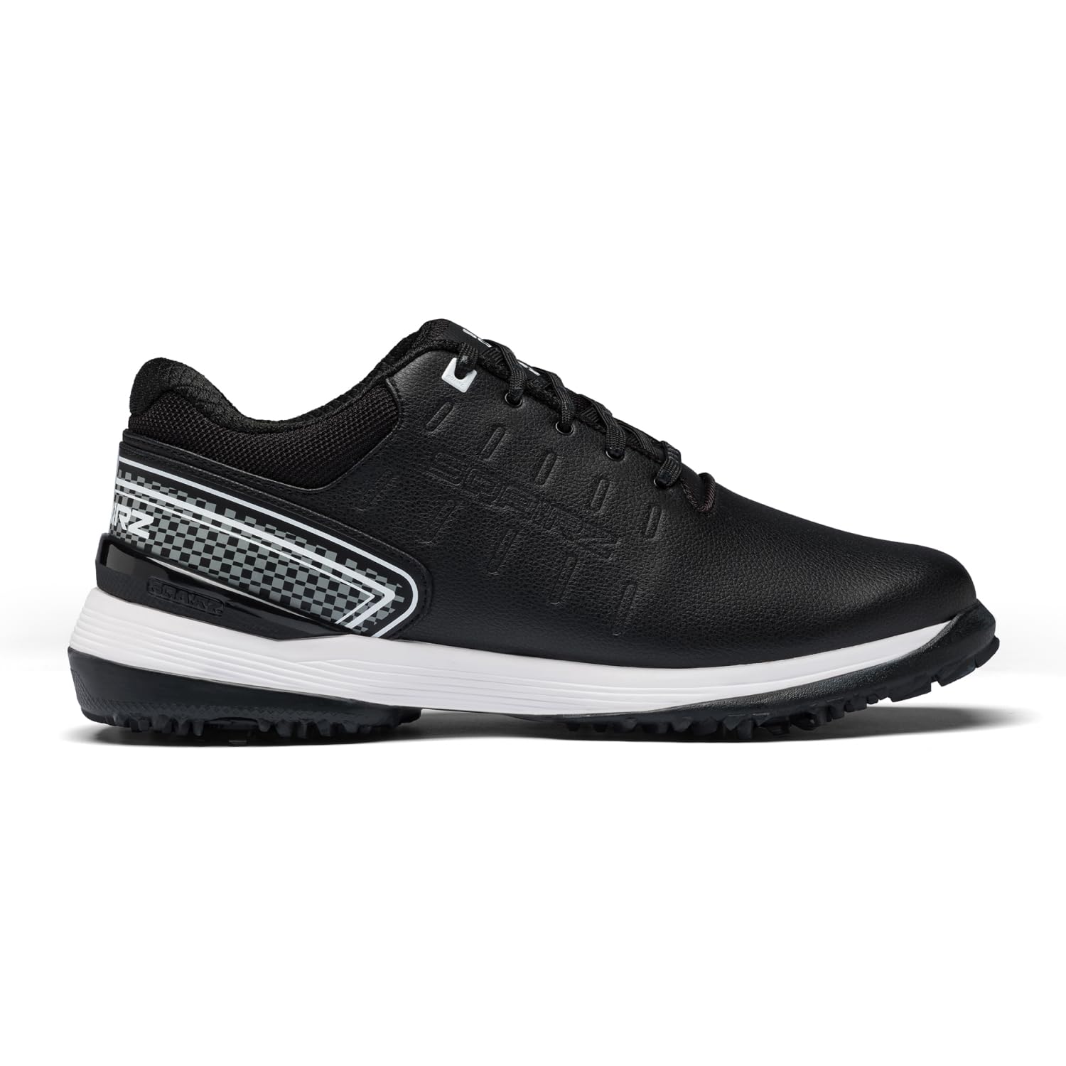 Photo 1 of SQAIRZ Speed ProS2 Men's Athletic Golf Shoes, Designed for Balance & Performance, Replaceable Spikes, Waterproof, Golf Shoes Men with Spikes, Golf Footwear, Black/White 9