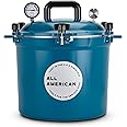 All American 1930-21.5qt Pressure Cooker/Canner (The 921), Berry Blue - Exclusive Metal-to-Metal Sealing System - Suitable for Gas, Electric, or Flat Top Stoves - Made in the USA