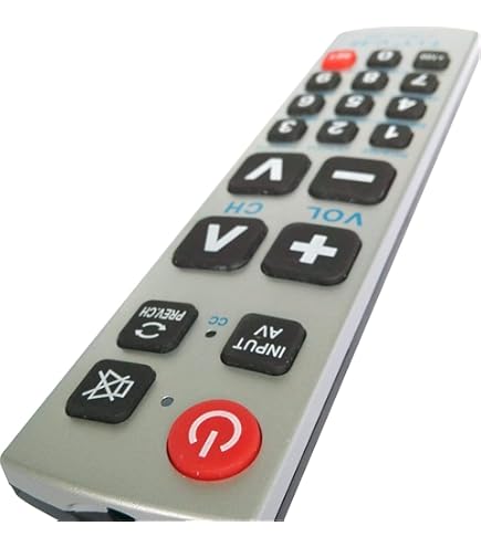 2 Pack] Anderic Easy Big Button Universal TV Remote
