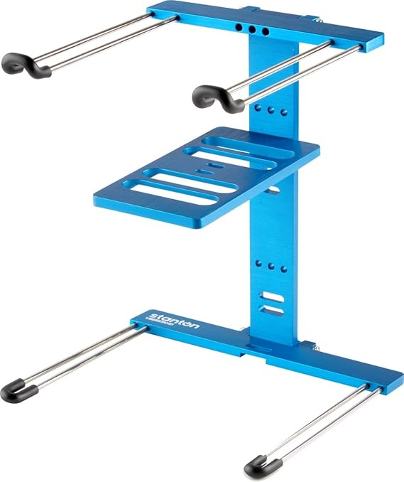 Stanton Uberstand Laptop/Dj Gear Stand, Blue Musical