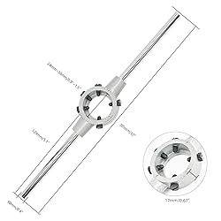 Aceteel 1.5 Inch Die Stock Handle Wrench, 38X14