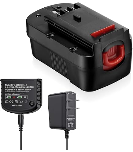 2x 18V 4800mAh Akku Kompatibel Mit Black & Decker – Ersatz Für HPB18, FSB18 Modelle