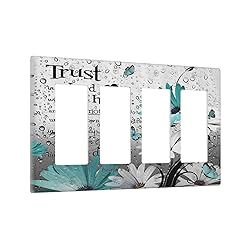 Farm Teal Daisy Floral Bible Verse Inspirational