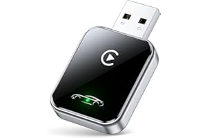 HaMeby Wireless CarPlay Adapter for iPhone, Convert Wired to Wireless CarPlay Adapter, Mini Size with Extension Cable USB & USB-C/Type-C, Stable Car Control & No Delay