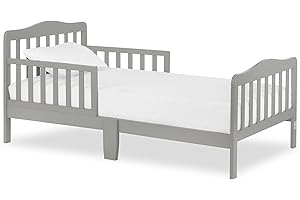 Dream On Me Classic Design Toddler Bed in Cool Grey