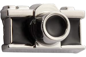 A N KINGPiiN Silver Retro Photographers Camera Lapel Pin Badge Gift Party Shirt Collar,Costume Pin Accessories for Men Brooch