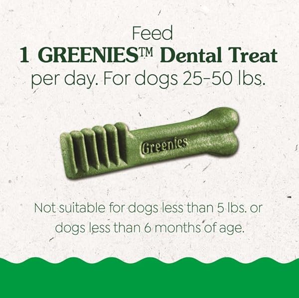 GREENIES PUPPY REGULAR SIZE DENTAL DOG TREATS, 12 OZ. PACK (12 TREATS)