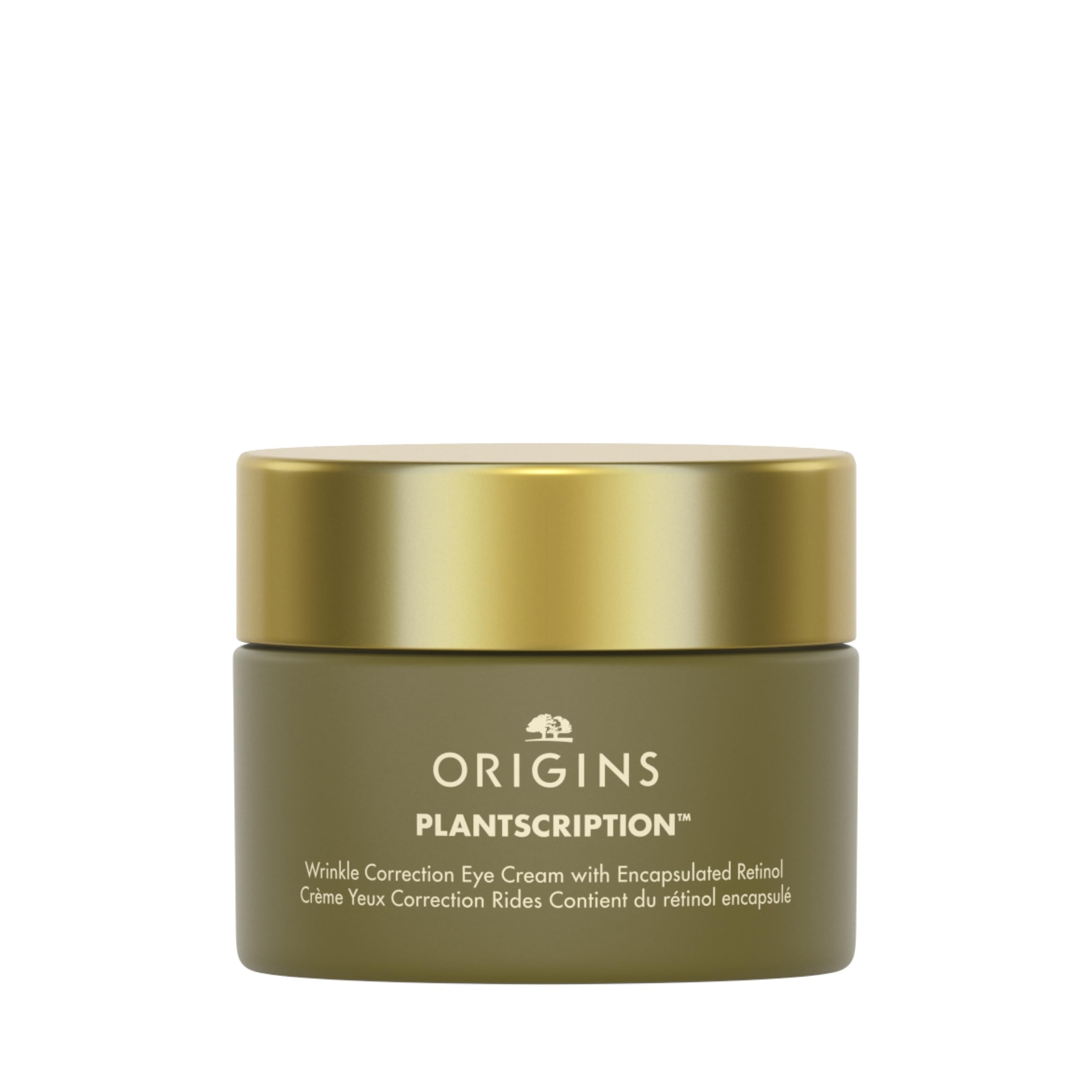 Origins Plantscription Wrinkle Correction Retinol Eye Cream | Visibly Reduces Crow's Feet | With Encapsulated Retinol, 15 ml