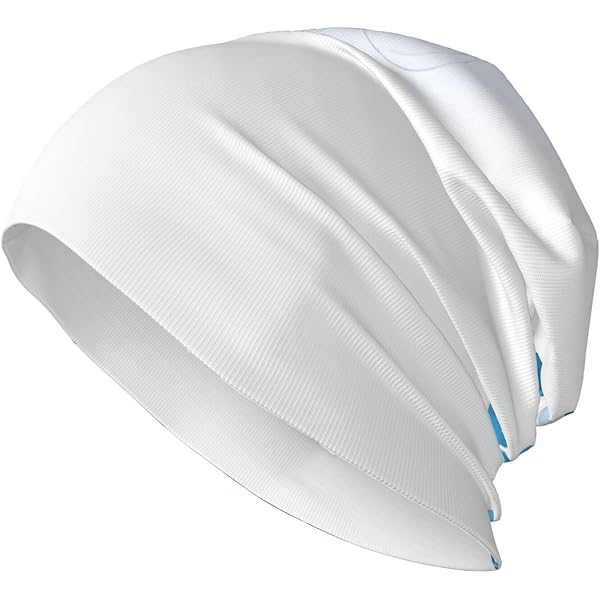 PHAYAH Solid Color White Caps for Women,Lightweight Beanie Sleep