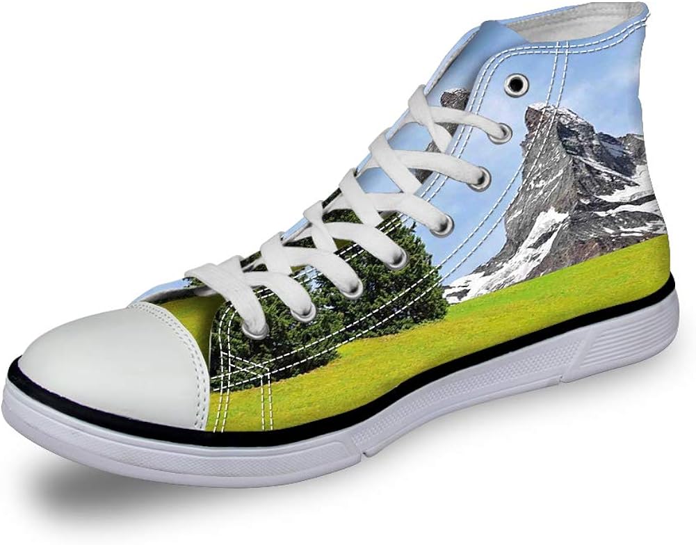 High Top Classic Casual Canvas Sneakers Lace ups Casual