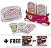 Melissa & Doug Kindergarten Smarty Pants Card Game Set & 1 Scratch Art Mini-Pad Bundle (05071)