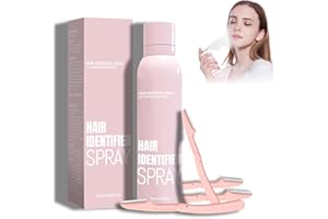 OMO Hair Identifier Spray for Face Shaving, Hair Identifier Spray for Face Dermaplaning suitable for all skin types, With Razors, Skin Body Hair Identifying Spray, Used to Remove Excess Hair From the Skin