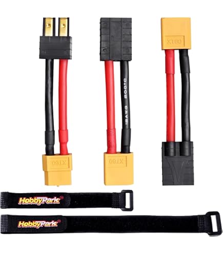 4-Pack XT60 Connector Adapters - Male & Female XT-60 Connectors For RC Applications
