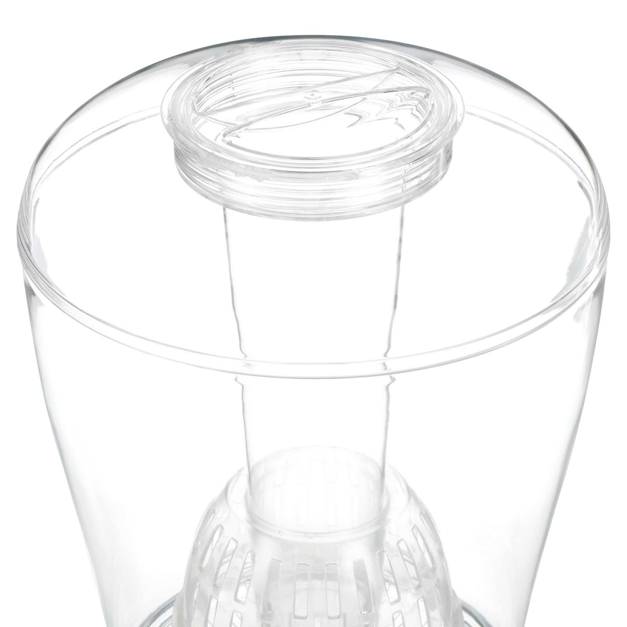 CreativeWare 3 Gallon Beverage Dispenser With Ice Cylinder And Fruit Infuser