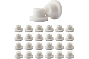 ASOFELK 24pcs Silicone Bathtub Jet Covers, 3 Size Jet Tub Cover Caps Hole Plug for Bath Tub & Soft Hole Plug White Tub Jet Covers Fit for 15/16/17mm Bath-Tube Hold, Flexible Jet Covers for Bathtub