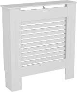 Vida Designs Milton Radiator Cover White Small Horizontal Slat Modern view 7