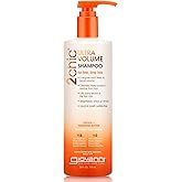GIOVANNI 2chic Ultra-Volume Shampoo - Daily Volumizing Formula with Papaya & Tangerine Butter, Promotes Weightless Control for Fine Limp Thin Hair, No Parabens, Color Safe - 24 oz