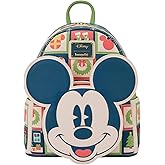 Loungefly Disney Mickey and Minnie Holiday Mini Backpack