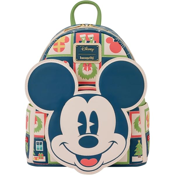 Loungefly Blue Holiday Gingerbread House Backpack with Colorful Balloons Loungefly Star Wars Gingerbread House Mini Backpack  main image 4