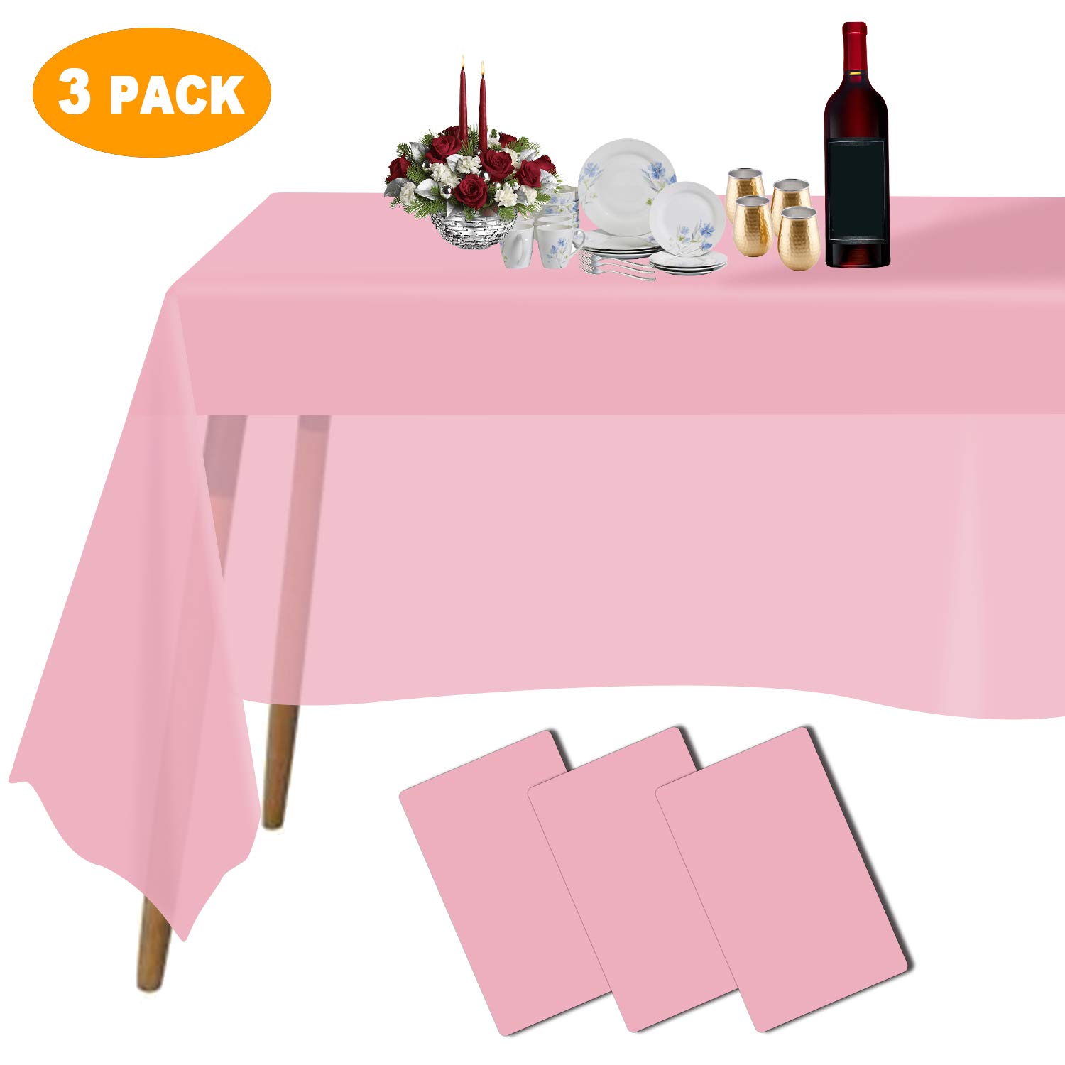 Best table cloth for party neon pink
