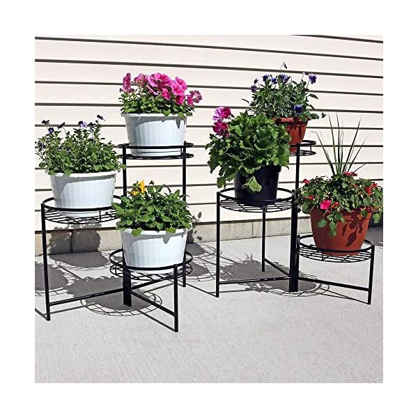 TRUPHE 3-Tier Plant Stand- Pack of 1 | Ideal for Indoor/Outdoor- Balcony/Garden/Home Decor | Fruit Basket | Utility… - Image 3