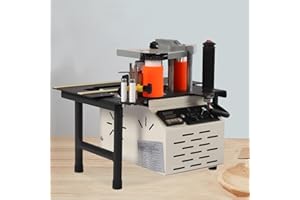 TBVECHI Edge Banding Machine, Double Side Gluing Wood Portable Bander 5m/min 10-60mm