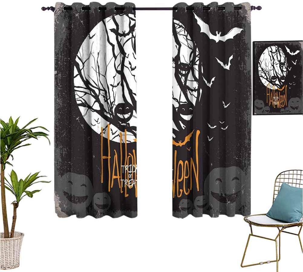 Vintage Halloween，Doorway Curtains,Halloween Themed Image