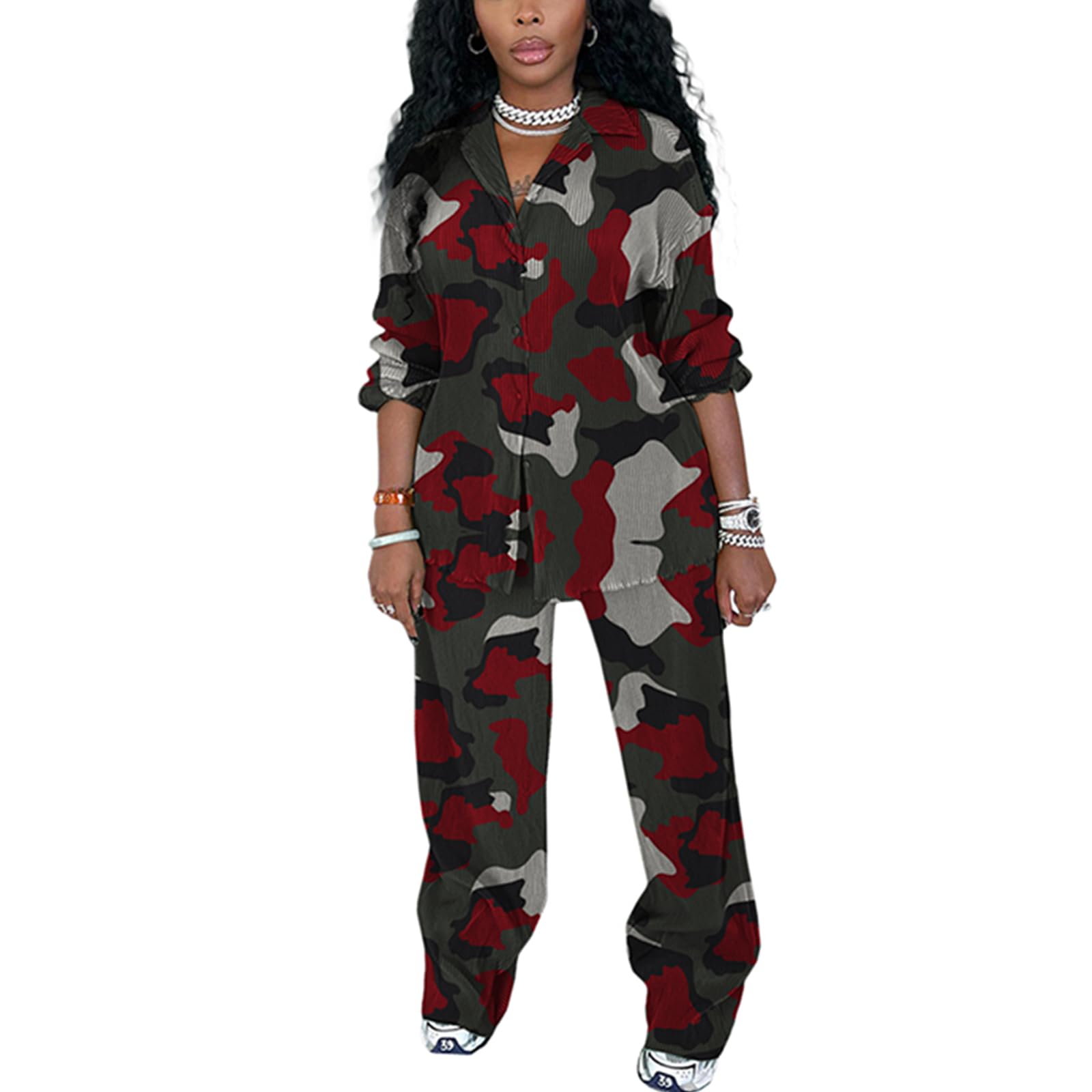 kaimimei Casual 2 Piece Outfit for Women - Linen