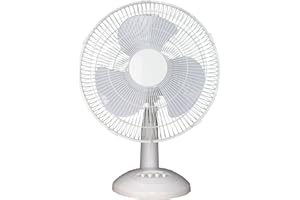Tooltech Ventilateur de bureau oscillant de 30,5 cm