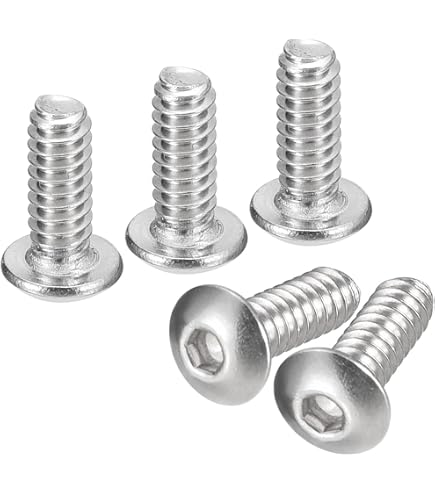 Viti Testa Tonda Scanalata 2-56 X 3/8 – Acciaio Inox 18-8 – Confezione Da 100 Pezzi
