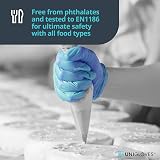 Unigloves Blue Pearl Nitrile Exam Gloves Large 100s Powder Free Latex Free view 6