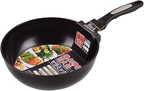 Amazon Co Jp パール金属 セラミック 炒め鍋 28cm 黒 Ih対応 深型 フライパン プレミア ブラック Hb 45 ホーム キッチン Amazon Co Jp パール金属 セラミック 炒め鍋 28cm 黒 Ih対応 深型 フライパン プレミア ブラック Hb 45 ホーム キッチン