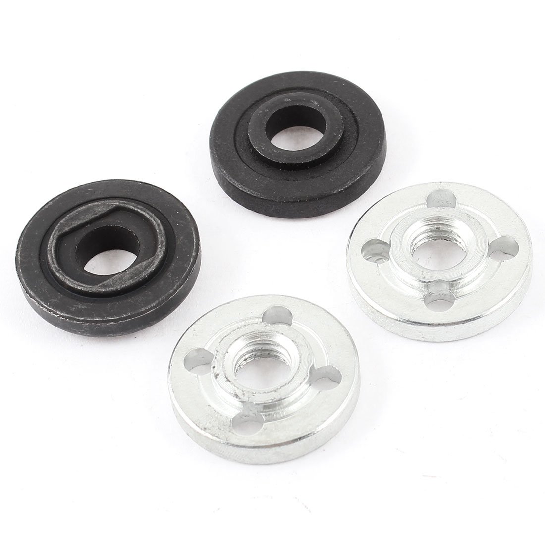 Sourcingmap 2 Pairs Cut Off Machine Part Metal Inner Outer Flange for Hitachi 100