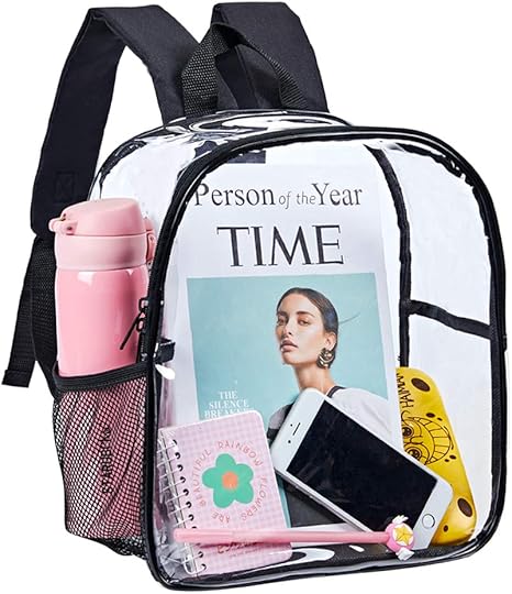 amazon clear plastic backpack