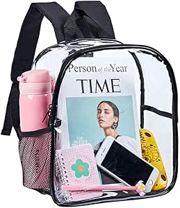 stadium approved clear backpack