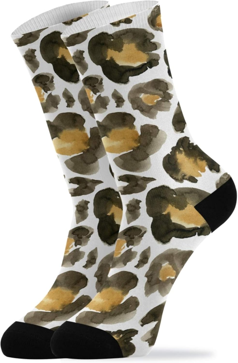 Women's Mens Socks Leopard Camouflage Advanced Breathable