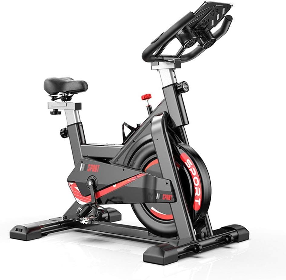 LiChenYao Indoor Aerobic Exercise Bike, 150KG Load-bearing, with Tablet Stand, Mute Spinning Bike for Home Fitness Equipment, Cardio Bike