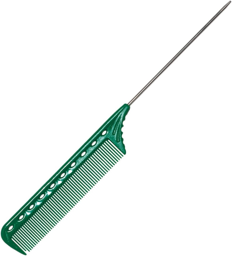 YS Park Y S 102 Professional Pin Tail Hair Comb Green, Black,Green