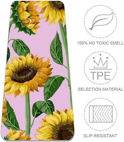 sunflower yoga mat